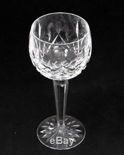 Vintage Waterford Crystal Lismore 7 3/8" Hock Wine Glass Gothic Mark 