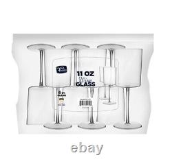 11 oz. Disposable Plastic Wine Glasses (72/CS) Fineline Settings #2811