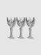 $125 Marquis by Waterford Markham Crystal Clear Alcohol Wine Glass Set of 3