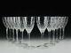 12pc Set William Yeoward Crystal Cecilia Sherry Wine Glasses