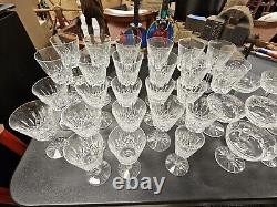 40 Piece Waterford Stemware Set Wine Goblets Drinking Glasses Other Pieces Avail