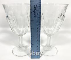 6 Duralex PICARDIE WATER Goblets 13 oz 6 3/4 Tall Clear Set Vtg RARE