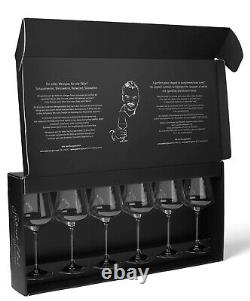 6 NIB Gabriel-Glas Austrian Lead-Free Crystal Wine Glasses Standart Edition