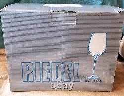 6 or 12 MIB new unused Riedel crystal glass Vinum chardonnay wine stems 7 7/8