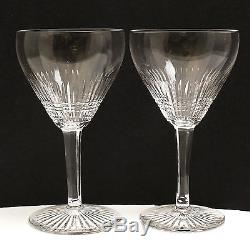 6pc Set St. (Saint) Louis Cut Crystal Wine Glasses. Rare Pattern