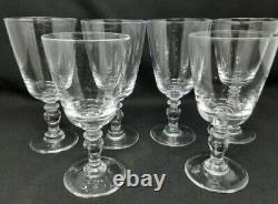 (8) Set WILLIAMS SONOMA EDWARD MAISON WINE GLASS GOBLET 7