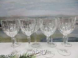 8pc Set Of Marquis By Waterford Large Crystal Wine Glasses