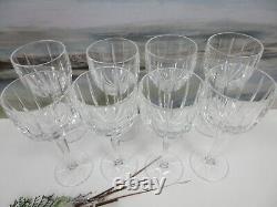 8pc Set Of Marquis By Waterford Large Crystal Wine Glasses