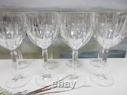 8pc Set Of Marquis By Waterford Large Crystal Wine Glasses