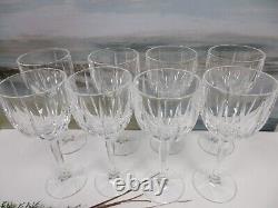 8pc Set Of Marquis By Waterford Large Crystal Wine Glasses