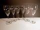 ANTIQUE Baccarat Crystal ST REMY (1878-) Set of 6 Claret Wine Glasses 7 5/8