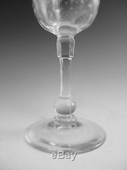ANTIQUE WINE Glass / Glasses Set of 8 Fruiting Vine Pattern (B) Powell