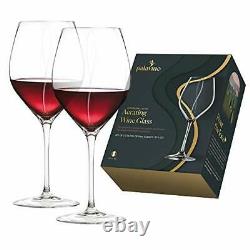Aerator Stemmed Wine Glasses (- 17oz) Italian Crystal, Sommelier 3 Sets of 2