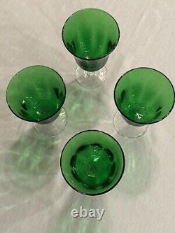Aerin Collection For Williams Sonoma Colored Goblet Water Wine Glasses Set of 4