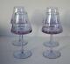 Art Deco Alexandrite Neodymium Set Of 4 Wine Glasses