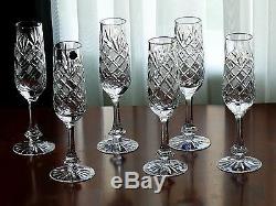 BALL Tall High quality CRYSTAL wine glasses/ GOBLETS, Set of 6, for white wine