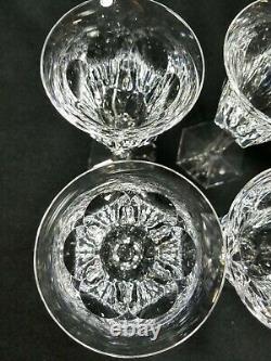 Baccarat Crystal Malmaison Claret Wine Glass 6 3/4 Signed Set of 6pc