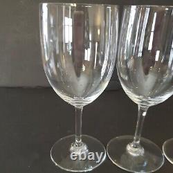 Baccarat France Perfection Wine Claret Glass 6 1/8 Signed Set of 3