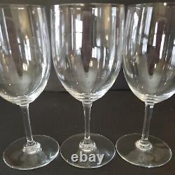 Baccarat France Perfection Wine Claret Glass 6 1/8 Signed Set of 3
