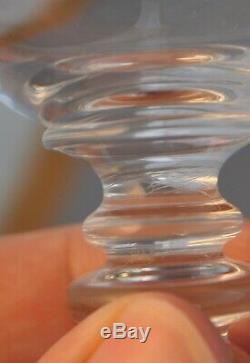Baccarat Glass Set Of 5 Claret Wine Glasses Provence France Crystal