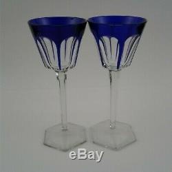 Baccarat Harcourt Crystal Wine Glasses Set of 12