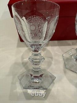 Baccarat Harcourt Etched Wine Glass Set By Marcel Wanders