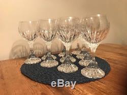Baccarat Massena 7 1/2 Wine or Water Glasses (Set of 10)