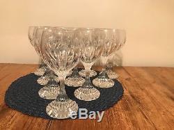 Baccarat Massena 7 1/2 Wine or Water Glasses (Set of 10)