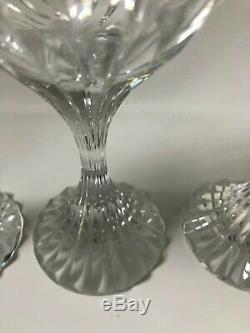 Baccarat Massena Wine/Water Crystal Goblets 7 Set of 3 Timeless Beauty