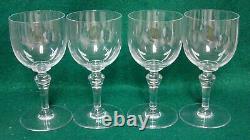 Baccarat NORMANDIE Claret Wine Glasses SET OF FOUR More Items Here MINT IN BOX