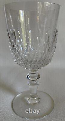Baccarat Nemours for Tiffany & Co Set of 6 Crystal Wine Glasses France