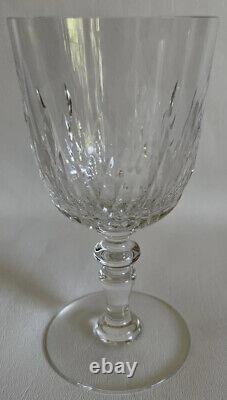 Baccarat Nemours for Tiffany & Co Set of 6 Crystal Wine Glasses France