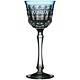 Barcleona Sky Blue Crystal Wine Glass by Varga (Set of 2)