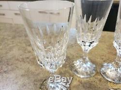 Beautiful BACCARAT Crystal D'Assas Champagne Wine Stemware Glasses 7 Set of 8