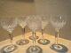 Beautiful Set of 6 Waterford Crystal Hock Wine Glasses Pattern Alana EUC