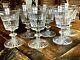 Beautiful Set of Six Antique Hand Cut Lead Crystal Rummers/Wine Glasses