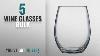 Best Wine Glasses Bulk 2018 Luminarc 15 Ounce Stemless White And Red Wine Glasses Set Of 12