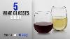 Best Wine Glasses Libby 2018 Libbey Stemless 12 Piece Wine Glass Set