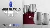 Best Wine Glasses Stainless Steel 2018 Stainless Steel Wine Glasses Set Of 4 Large U0026 Elegant