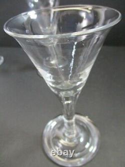 Blenko Colonial Williamsburg Set Of 6 Teardrop Wine Glasses 6 1/4