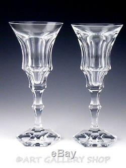 Bohemian Moser Crystal DIPLOMATE 7-7/8 WATER WINE GOBLETS GLASSES Set of 2