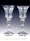 Bohemian Moser Crystal DIPLOMATE 7-7/8 WATER WINE GOBLETS GLASSES Set of 2