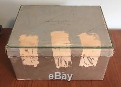 Boxed Set 9 Steuben Hand Blown Crystal Amorial Wine Glasses Felts 2 of 4
