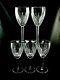CARINA by Waterford Crystal CLARET WINE GLASSES 7 1/8 Set of 5