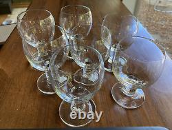 CRATE & BARREL Viva Clear Wine Glasses- Set Of 7 Discontinued 2007 Hard To Find