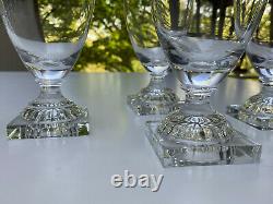 CYNTHIA by WILLIAM YEOWARD Crystal Set of 4 Red/White Wine Glasses