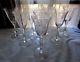 Cambridge Wildflower Etch #3121 Set of 8 Wine Glasses