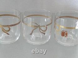 Carlo Moretti set of 6 Wine glasses Murano
