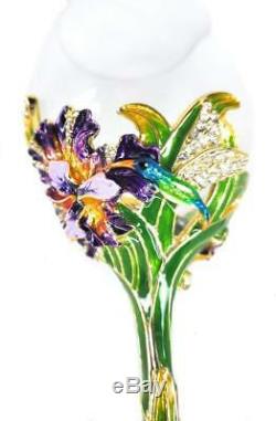 Ciel 5 Piece Orchid Decanter & Wine Glass Set Factory New