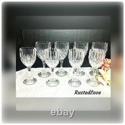Cristal D'Arques-Durand Bretagne Water Goblets / Wine Glasses set of 8